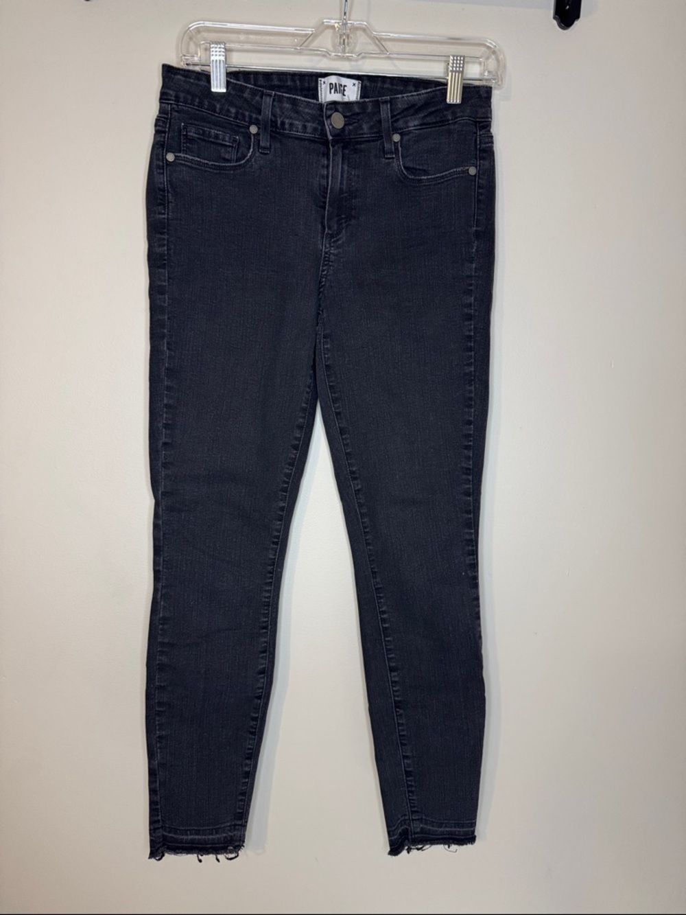 PAIGE Verdugo Ankle Black Skinny Jeans - 30